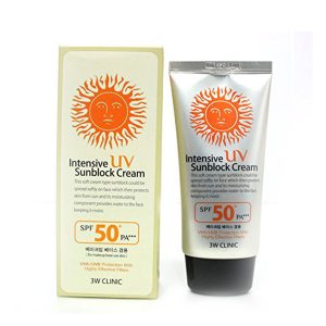 3W Clinic Intensive UV Sunblock Cream SPF50+ Pa+++ (70ml)