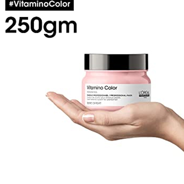 Loreal Professionel Serie Expert Resveratrol Vitamino Color Hair Mask 250ml – alternate product view 1