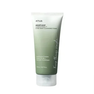 Anua Heartleaf Quercetinol Pore Deep Cleansing Foam new packaging 150ml