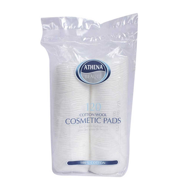Athena 120 Cotton Wool Cosmetic Pads
