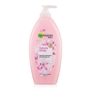Garnier Sakura White Whitening Serum Milk UV Body Lotion - 400ml
