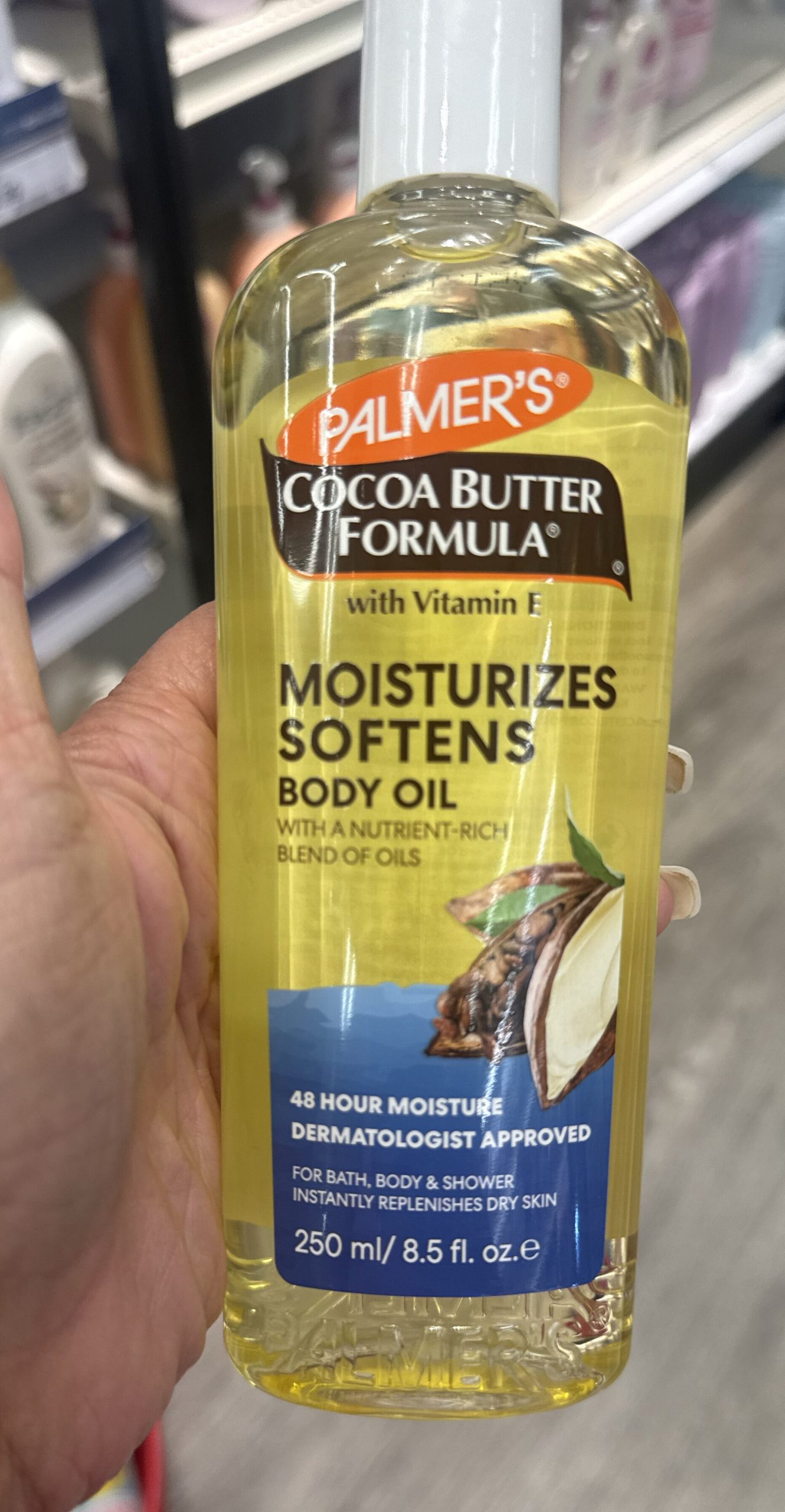 Palmers cocoa butter body oil