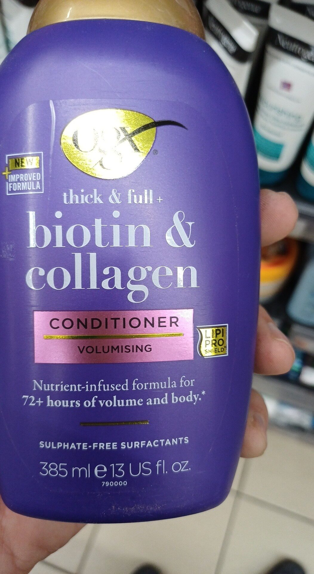 ogx biotin and collagen conditioner 385ml